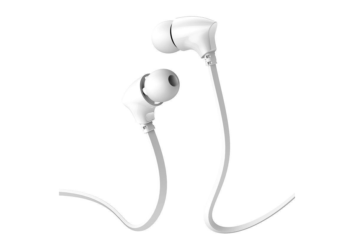 Гарнитура BOROFONE BM26 Rhythm universal earphones 3.5мм цвет белая
