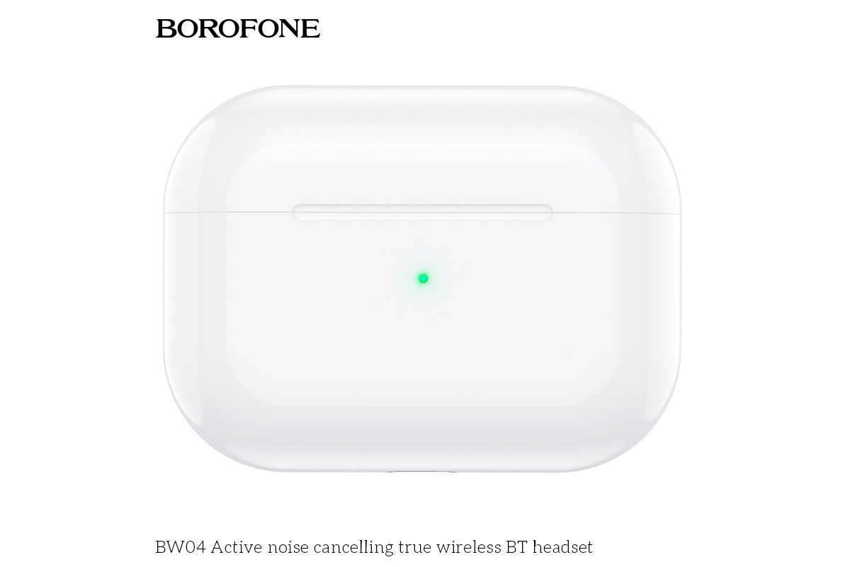 Беспроводные наушники BOROFONE BW04 Active noise cancelling true Wireless Earphone белые