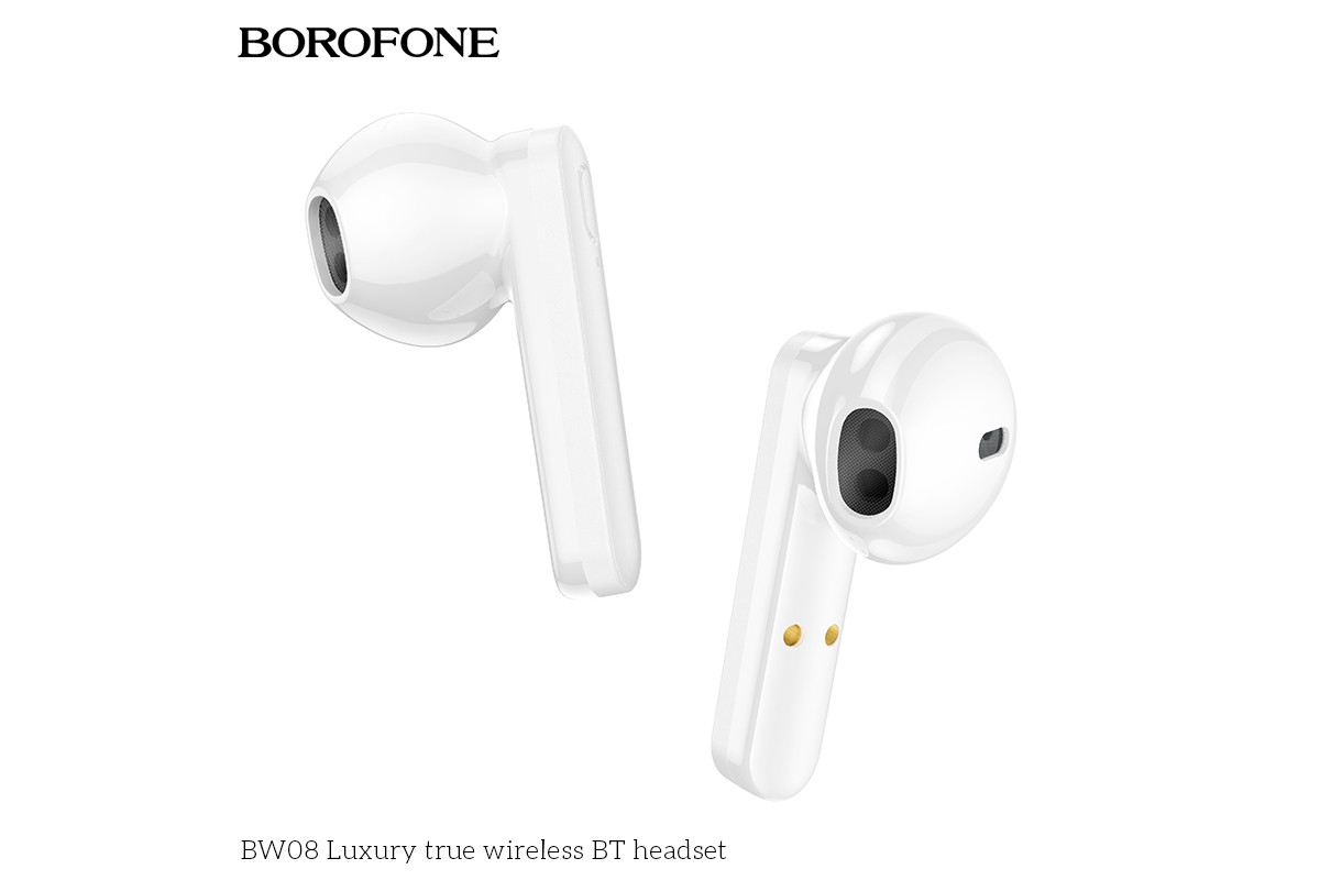 Беспроводные наушники BOROFONE BOROFONE BW08 Luxury true Wireless Earphone белые