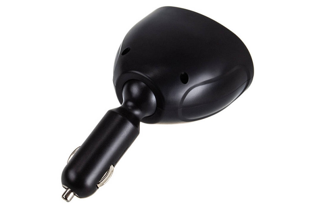 Разветвитель прикуривателя WALKER WSC-31, 100Вт, 2 разъема с дисплеем