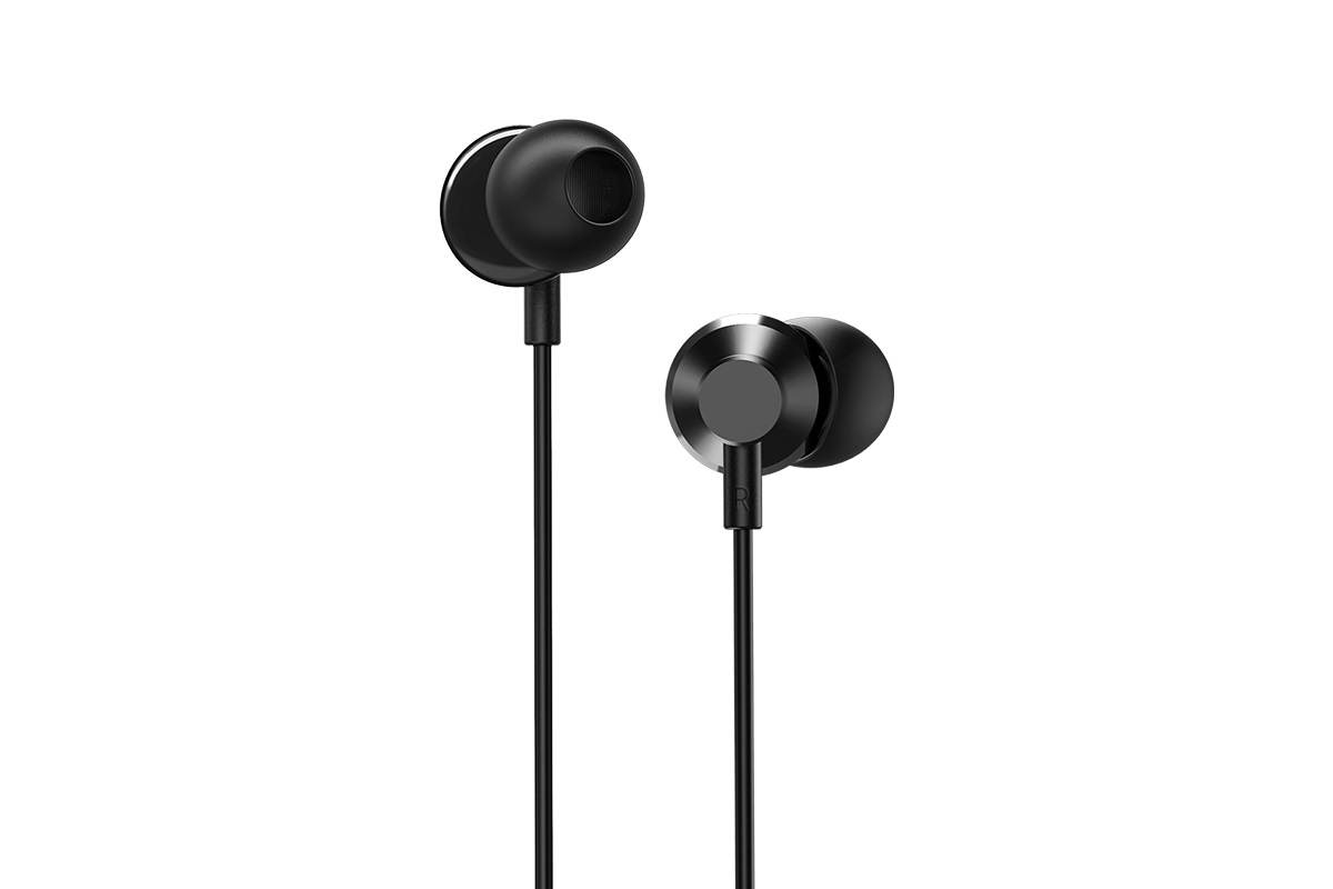 Гарнитура BOROFONE BM35 Farsighted universal earphones 3.5мм цвет черная