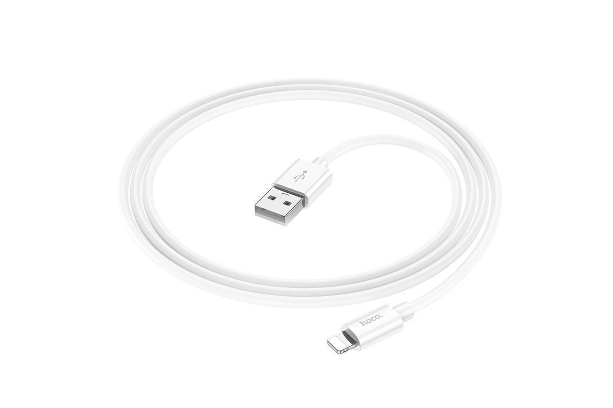 Кабель USB - Lightning HOCO X87, 2,4A (красный) 1м (силиконовый)