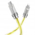 Кабель USB Type-C - Lightning HOCO U113, 3A PD20W (золотистый) 1м