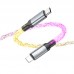 Кабель USB Type-C - Lightning HOCO U112, 3A PD20W (серый) 1м