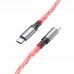 Кабель USB Type-C - Lightning HOCO U112, 3A PD20W (серый) 1м