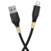 Кабель USB - Lightning BOROFONE BX92 2,4A (черный) 1м