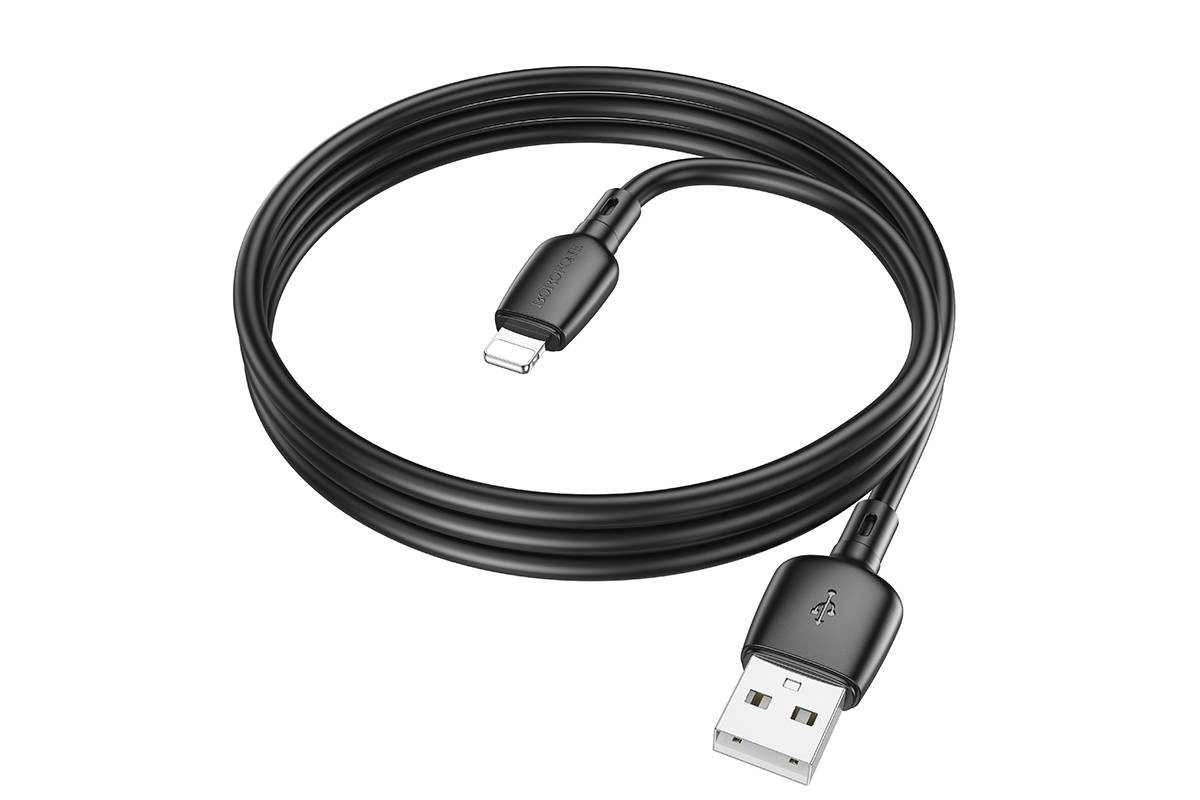 Кабель USB - Lightning BOROFONE BX93 2,4A (белый) 1м