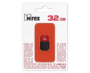 Флешка USB 2.0 Mirex ARTON RED 32GB (ecopack)