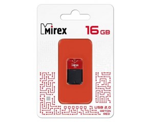 Флешка USB 2.0 Mirex ARTON RED 16GB (ecopack) Флешка USB 2.0 Mirex ARTON RED 16GB (ecopack)