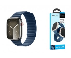Ремешок для Apple Watch HOCO AS100 Тканый магнитный ремешок для часов iWatch AS100 (38/40/41 мм) синий