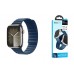Ремешок для Apple Watch HOCO AS100 Тканый магнитный ремешок для часов iWatch AS100 (38/40/41 мм) синий