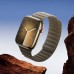 Ремешок для Apple Watch HOCO AS100 Тканый магнитный ремешок для часов iWatch AS100 (38/40/41 мм) серый