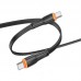 Кабель USB Type-C - USB Type-C BOROFONE BX118 60W (черный) 1м