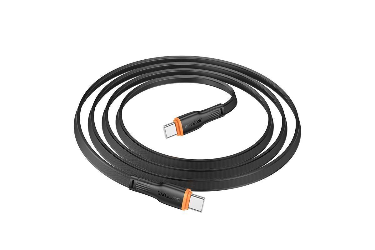 Кабель USB Type-C - USB Type-C BOROFONE BX118 60W (черный) 1м