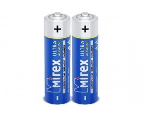 Батарейка алкалиновая Mirex LR6 / AA 1,5V  цена за 2 шт (2/40/720), shrink (23702-LR6-S2)
