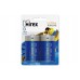 Батарейка алкалиновая Mirex LR20 / D 1,5V  цена за 2 шт (2/12/96), блистер (23702-LR20-E2)