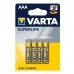 Батарейка солевая VARTA SUPERLIFE 2003 R03 AAA/4BL (цена за блистер 4 шт)