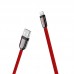 Кабель для iPhone HOCO U74 Grand charging cable for Lightning 1м красный