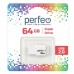 Флешка USB 2.0 Perfeo USB 64GB M01 White