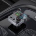 FM-Модулятор HOCO E86 Alegria 48W dual port PD30W+QC3.0 car (черный)