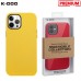 Чехол для телефона K-DOO MAG NOBLE COLLECTION MagSafe кожаный iPhone 14 (жёлтый)
