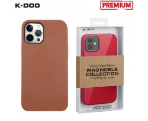 Чехол для телефона K-DOO MAG NOBLE COLLECTION MagSafe кожаный iPhone 14 PRO (коричневый)