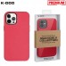 Чехол для телефона K-DOO MAG NOBLE COLLECTION MagSafe кожаный iPhone 14 PRO MAX (красный)