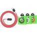 Кабель для iPhone HOCO X48 Soft silicone charging data cable for Lightning 1м красный
