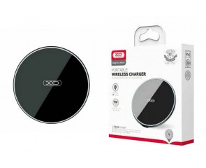 Беспроводное зарядное устройство XO WX026 15W Acrylic Mirror Wireless Charger (Черный)