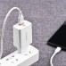 Сетевое зарядное устройство USB + кабель Type-C BOROFONE BA21  single port  QC3.0 charger set белый