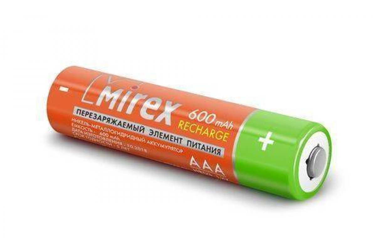 Аккумулятор Ni-MH Mirex HR03 / AAA 1000mAh 1,2V цена за 2 шт (2/20/100), блистер (23702-HR03-10-E2)