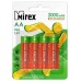Аккумулятор Ni-MH Mirex HR6 / AA 2000mAh 1,2V цена за 4 шт (4/40/200), блистер (23702-HR6-20-E4)