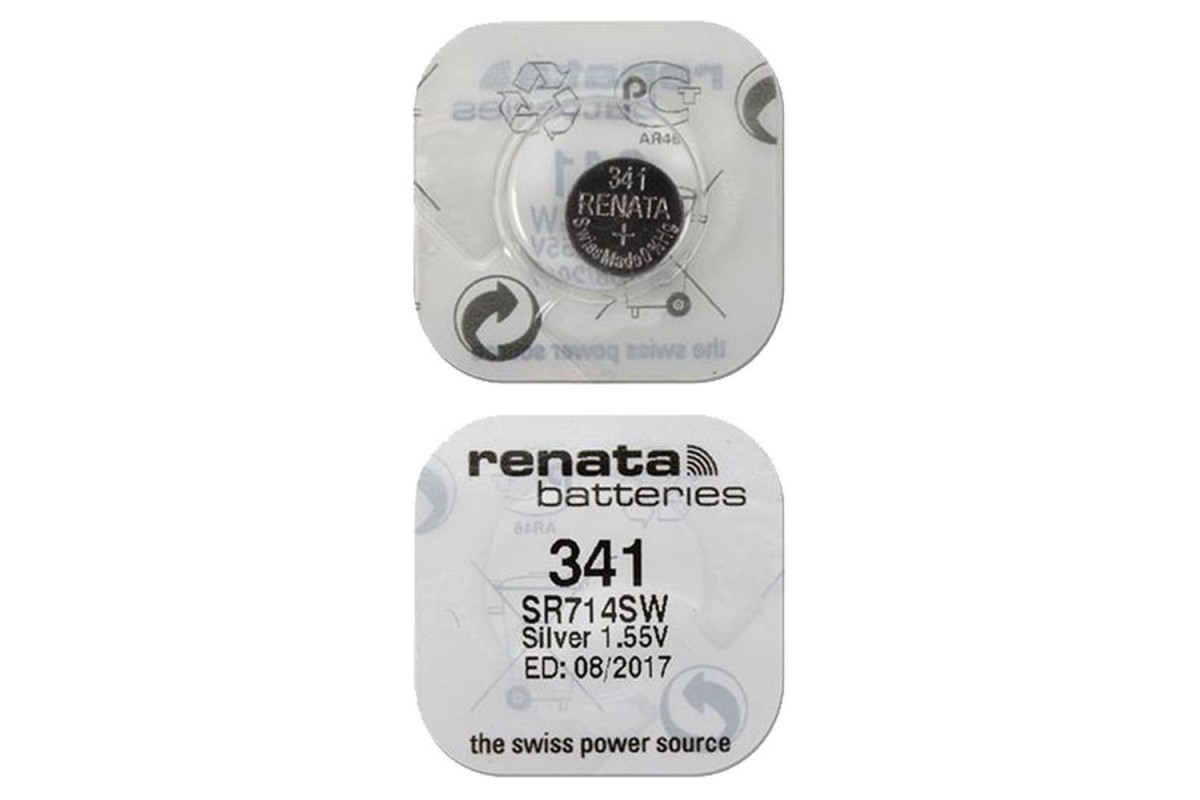 Батарейка литиевая Renata R341 (SR714SW) BL1 блистер цена за 1 шт (Швейцария)