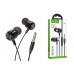Наушники HOCO M87 String wired earphones with with microphone черная
