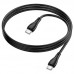 Кабель USB Type-C - USB Type-C BOROFONE BX121/ 1m/ 60W/ черный