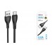 Кабель USB - USB Type-C BOROFONE BX121/ 1m/ 3A/ черный
