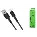 Кабель для iPhone BOROFONE BX16 Easy charging cable for Lightning 1м черный
