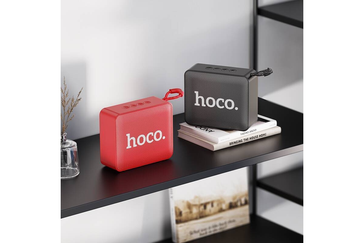 Портативная беспроводная колонка HOCO BS51 Gold brick sports BT speaker (черный)