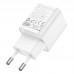 Сетевое зарядное устройство USB + USB-C HOCO C147A Charm PD20W+QC3.0 (белый)