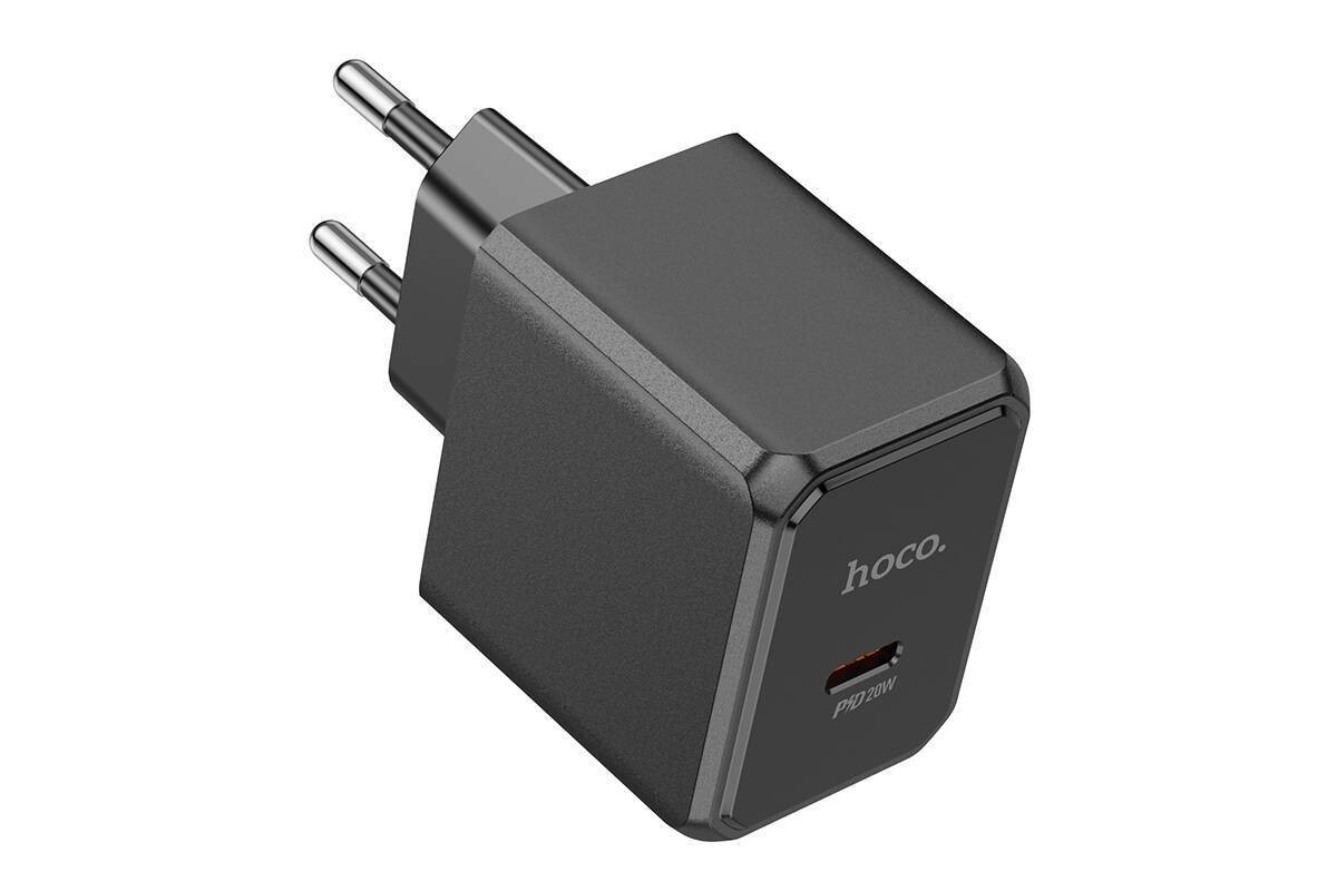 Сетевое зарядное устройство USB-C HOCO CS13A Ocean single port (один порт)PD20W (черный)