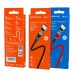 Кабель USB BOROFONE BU16 Skill magnetic charging cable for Type-C (красный) 1 метр