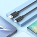 Кабель USB - Lightning HOCO X88 2,4A (белый) 2м