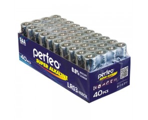 Батарейка алкалиновая Perfeo LR03 AAA/40BOX Super Alkaline цена за 40 шт