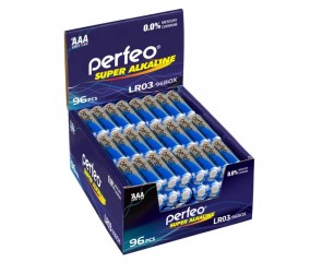 Батарейка алкалиновая Perfeo LR03 AAA/96BOX Super Alkaline цена за 96 шт