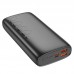 Универсальный дополнительный аккумулятор Power Bank HOCO J122A 22.5W + PD20W (20000 mAh) (черный)