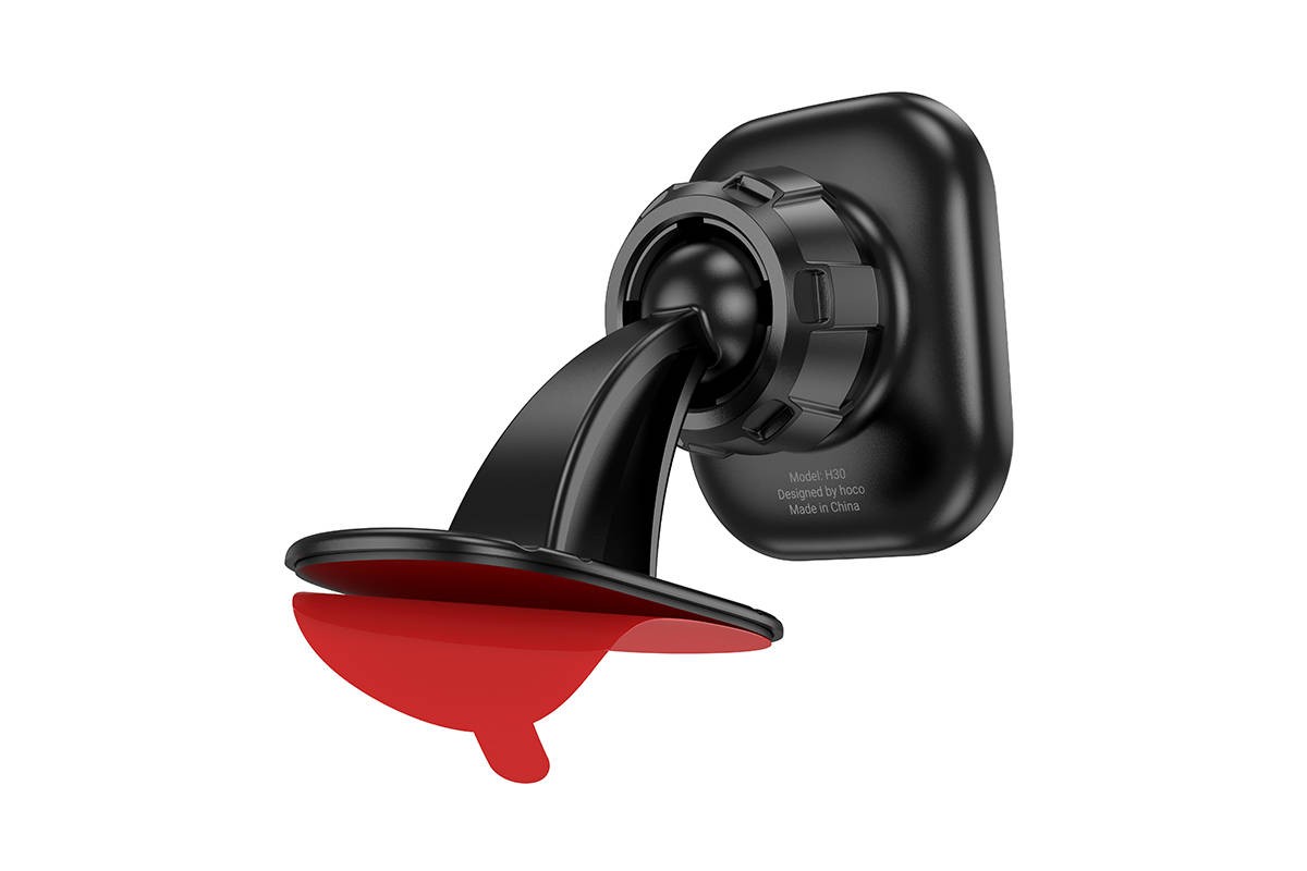 Держатель автомобильный для телефона HOCO H30 Brilliant magnetic car holder(center console) цвет черный