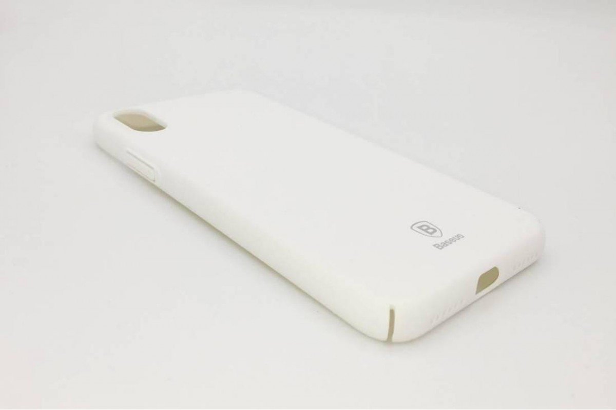 Чехол пластиковый для Apple iPhone X/XS Baseus (белый)