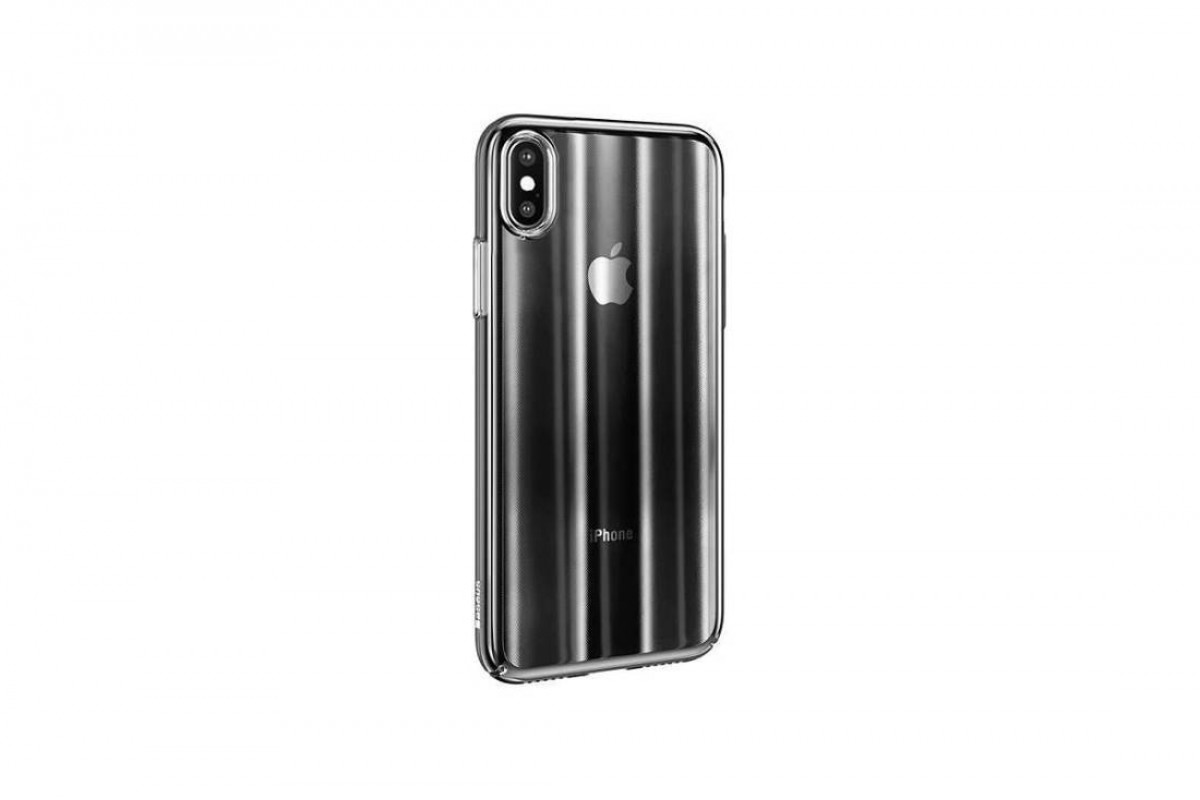 Чехол пластиковый для Apple iPhone XS Max Baseus Aurora (черный)