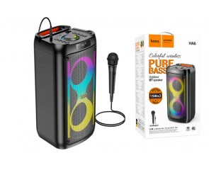 Активная напольная акустика HOCO HA6 Danny outdoor BT speaker (черный)