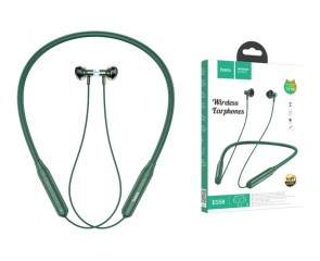 Наушники вакуумные беспроводные HOCO ES58 Sound tide sports BT headset Bluetooth (зеленый)
